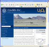 homepage of www.uramin.com