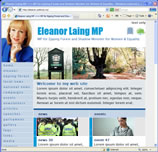 homepage of www.eleanorlaing.com