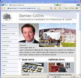 homepage of www.damiancollins.com