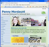 homepage of www.pennymordaunt.org.uk