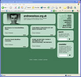 homepage of www.andrewselous.org.uk (previous)