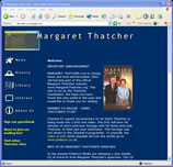 homepage of www.margaretthatcher.com
