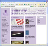 homepage of shop.scottish.parliament.uk