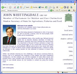 homepage of www.johnwhittingdale.org.uk (previous)