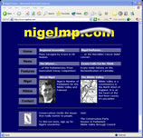 homepage of www.nigelmp.com (previous)