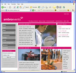 homepage of www.ambroevents.com