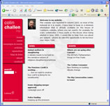 homepage of www.colinchallen.org.uk (previous)